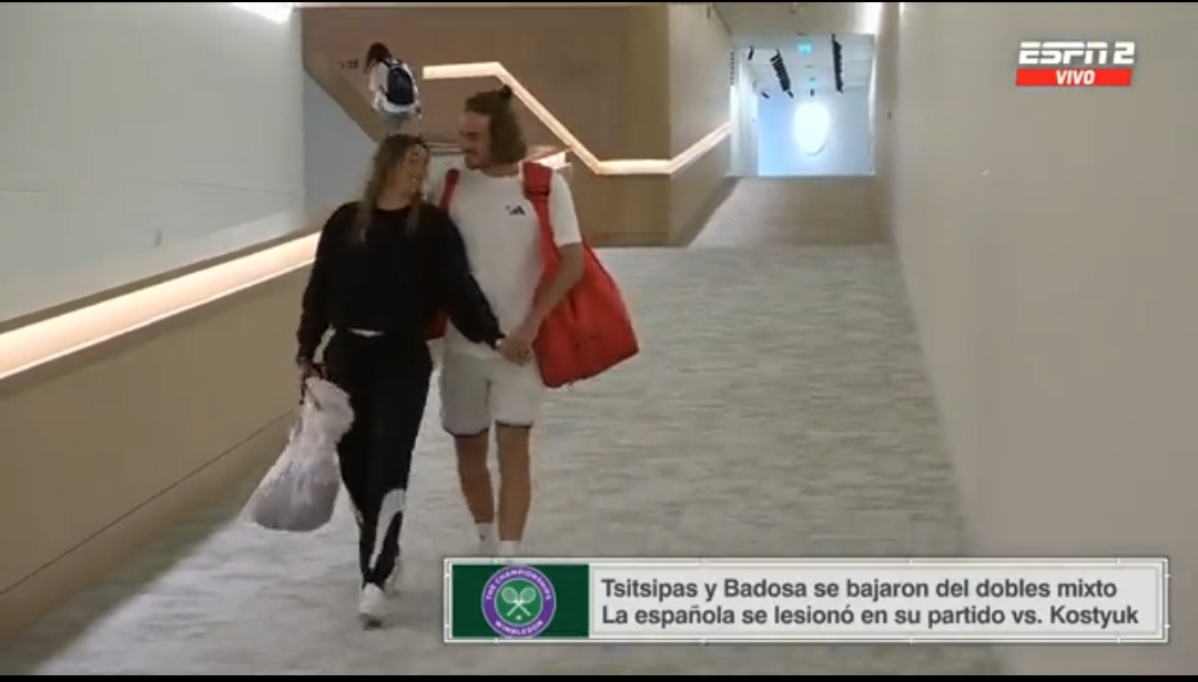 Τσιτσιπάς – Μπαντόσα περπατούν χέρι-χέρι στους διαδρόμους του Wimbledon