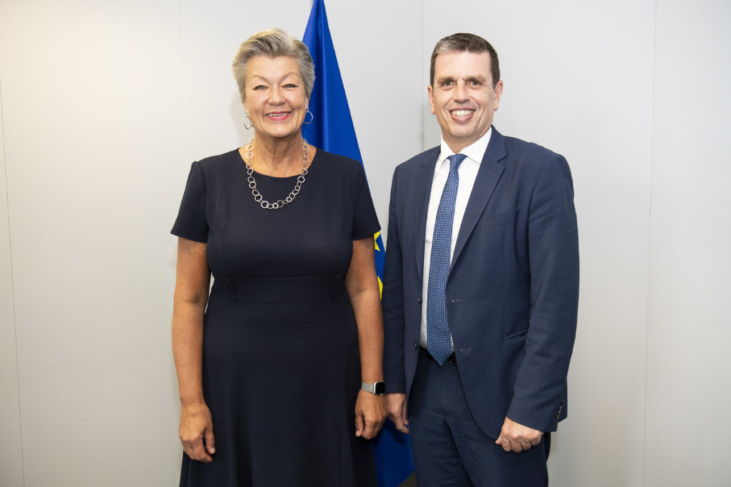 Δ. Καιρίδης και Γιόχανσον συζήτησαν για τις προκλήσεις του μεταναστευτικού