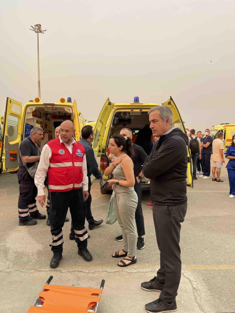Φωτιά στην Αλεξανδρούπολη: Στο πύρινο μέτωπο ο υφυπουργός Μακεδονίας και Θράκης Στάθης Κωνσταντινίδης (ΦΩΤΟ)