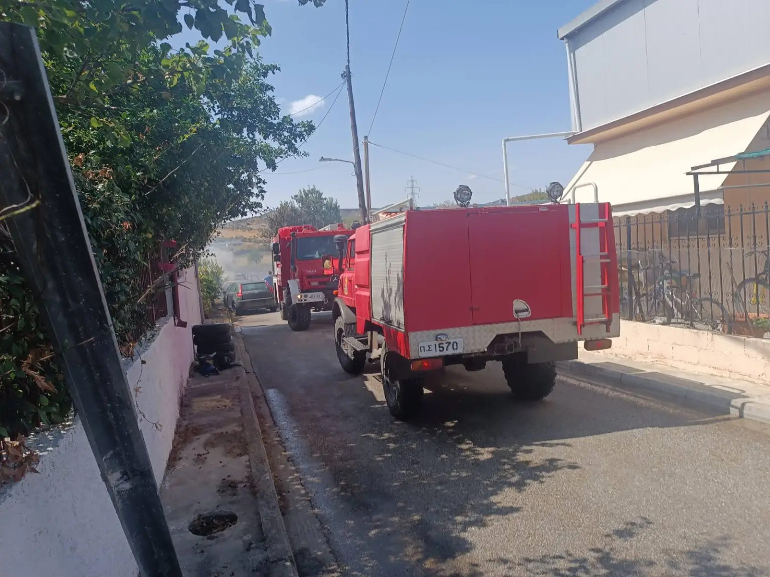 Πυρκαγιά στη Μαγνήσια: Ήχησε μήνυμα από το 112 (ΦΩΤΟ+Video)