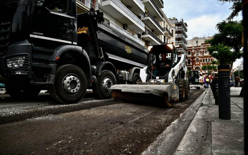 Συνεχίζονται Τετάρτη και Πέμπτη οι βραδινές εργασίες ασφαλτόστρωσης στην Τσιμισκή