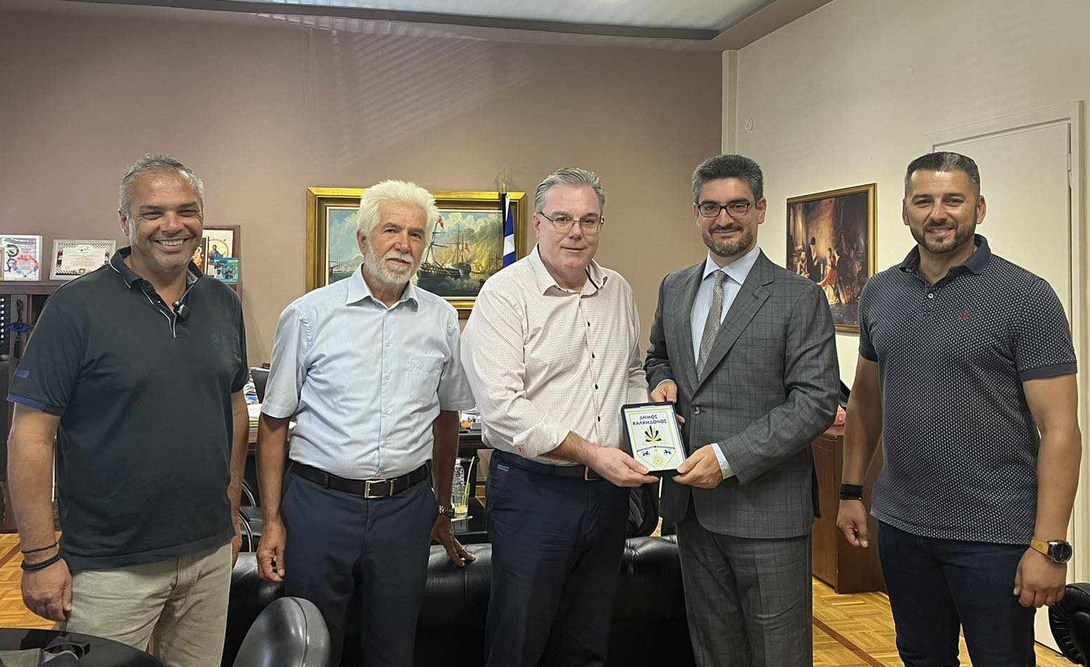 Στο Δημαρχείο Χαλκηδόνος ο Γενικός Πρόξενος της Κύπρου στη Θεσσαλονίκη