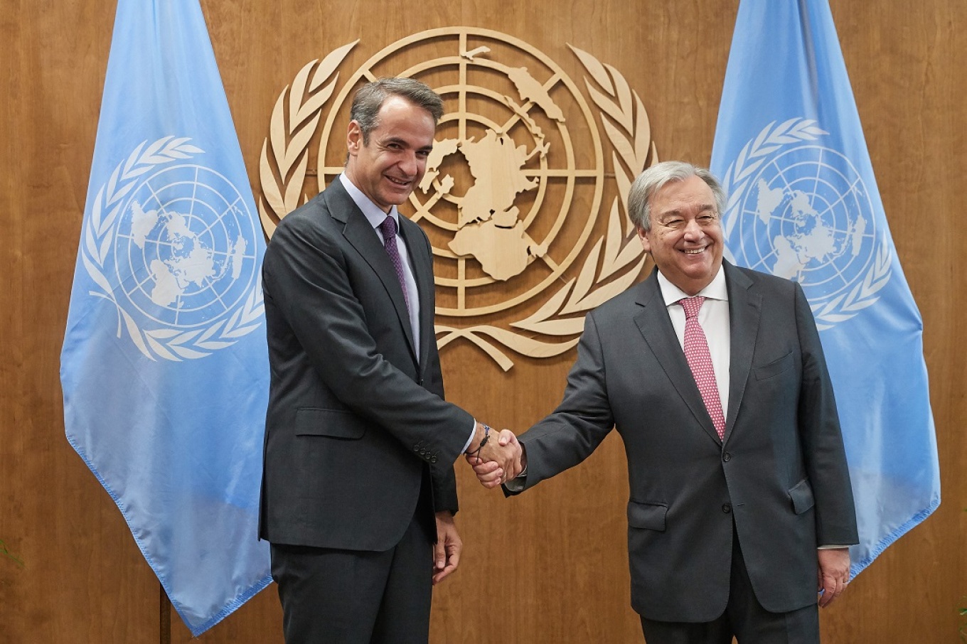 Συνάντηση Κ. Μητσοτάκη με Α. Γκουτέρες: Η Ελλάδα στηρίζει τις προσπάθειες επανέναρξης των συνομιλιών για το Κυπριακό