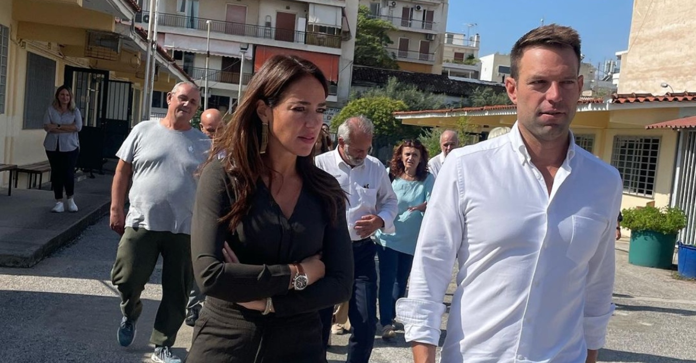 Δόμνα Μιχαηλίδου για Κασσελάκη: «Δεν ήμουν καλεσμένη του, τον υποδέχθηκα ως όφειλα»