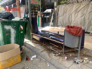 Θεσσαλονίκη: Κι όμως αυτός ο (γεμάτος σκουπίδια) δρόμος είναι στο κέντρο της πόλης (ΦΩΤΟ)