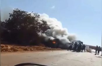 Τραγωδία στη Λιβύη: Νέο βίντεο από το τροχαίο με τους πέντε νεκρούς – Η στιγμή αμέσως μετά την έκρηξη