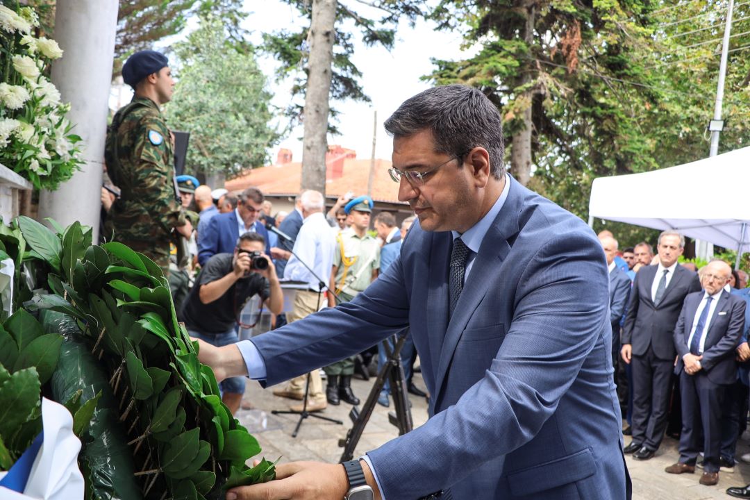 Ο Απόστολος Τζιτζικώστας στις εκδηλώσεις μνήμης για το Ολοκαύτωμα του Χορτιάτη