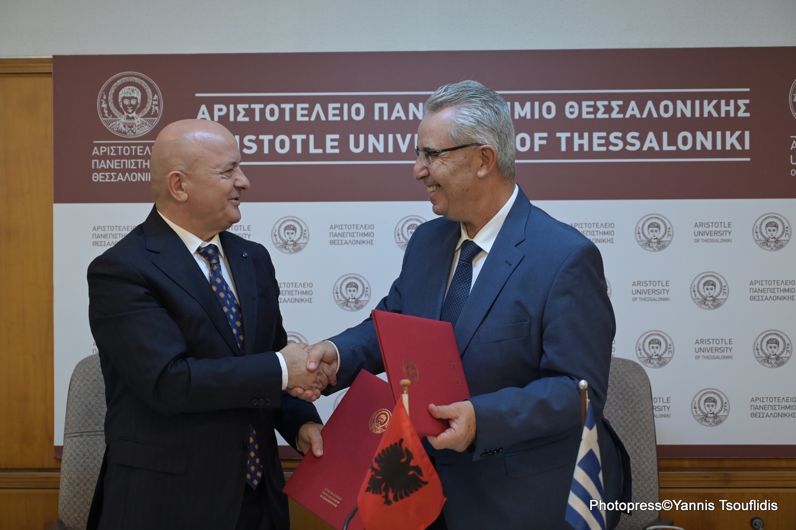 Ανανέωση Συμφωνίας Επιστημονικής Συνεργασίας του ΑΠΘ με το Γεωπονικό Πανεπιστήμιο Τιράνων