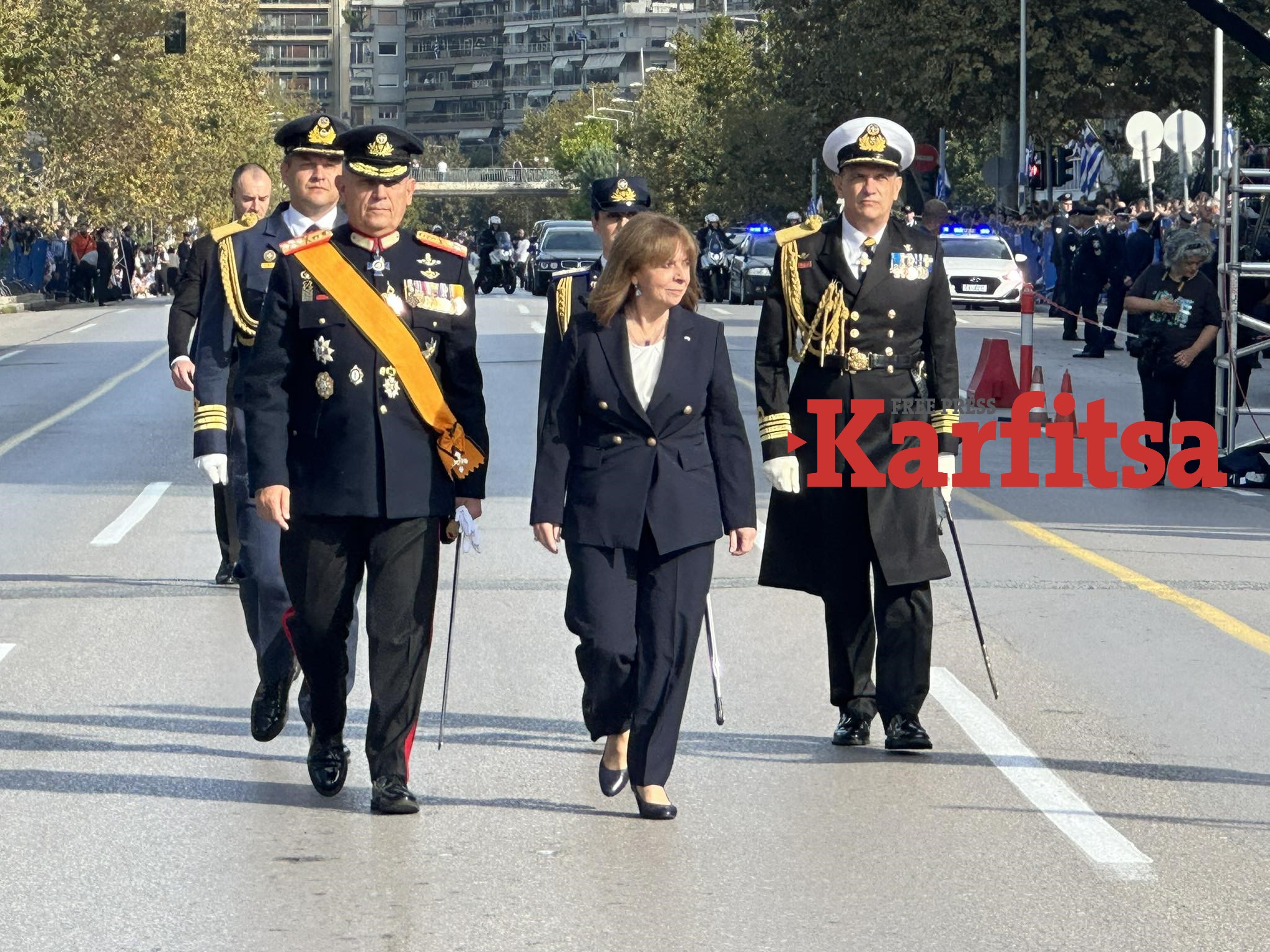 Θεσσαλονίκη: Παρουσία Σακελλαροπούλου η στρατιωτική παρέλαση – Κατέθεσε στεφάνι στο Ηρώο του Γ’ Σώματος Στρατού (ΦΩΤΟ+Video)