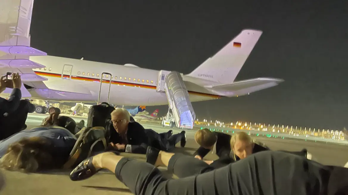 Πόλεμος στο Ισραήλ: Η Χαμάς πήγε να ρίξει το αεροπλάνο του Σολτς (Video)