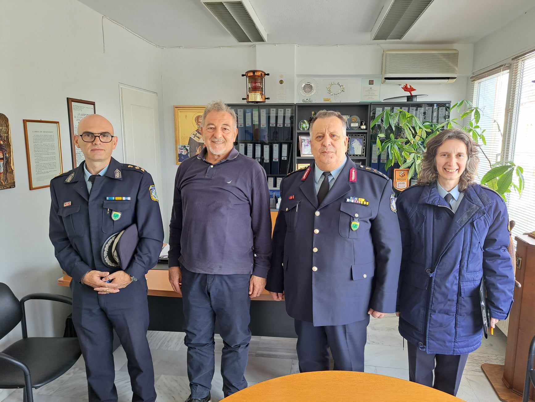 Συνάντηση του δημάρχου Θέρμης με την ηγεσία της ΕΛΑΣ και της Τροχαίας στη Θεσσαλονίκη