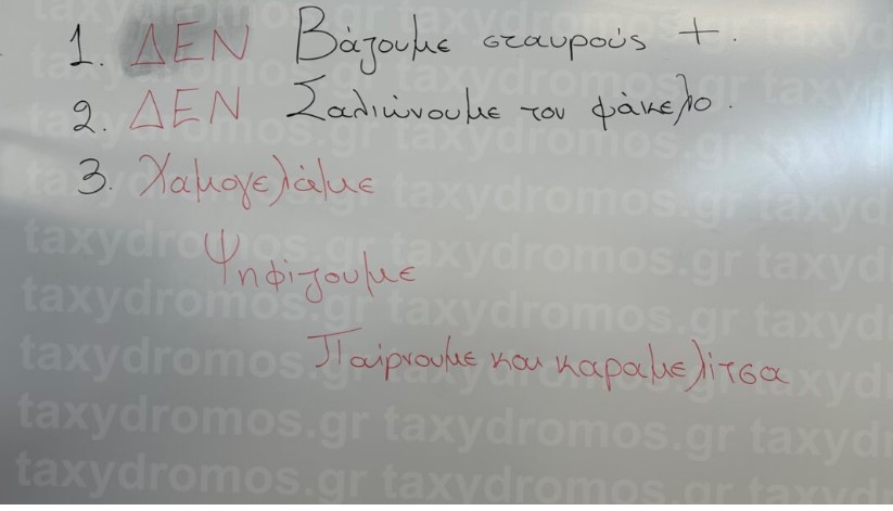 «Χαμογελάμε, παίρνουμε και καραμελίτσα» – Οι οδηγίες σε εκλογικό κέντρο του Βόλου