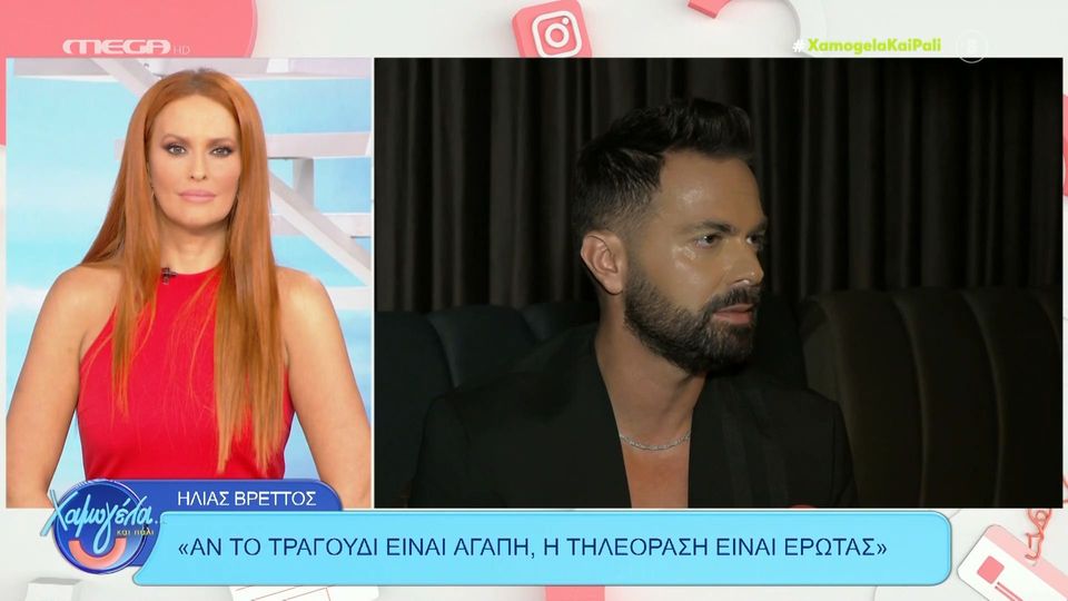 Ηλίας Βρεττός: Αν το τραγούδι είναι αγάπη, η τηλεόραση είναι έρωτας (Video)