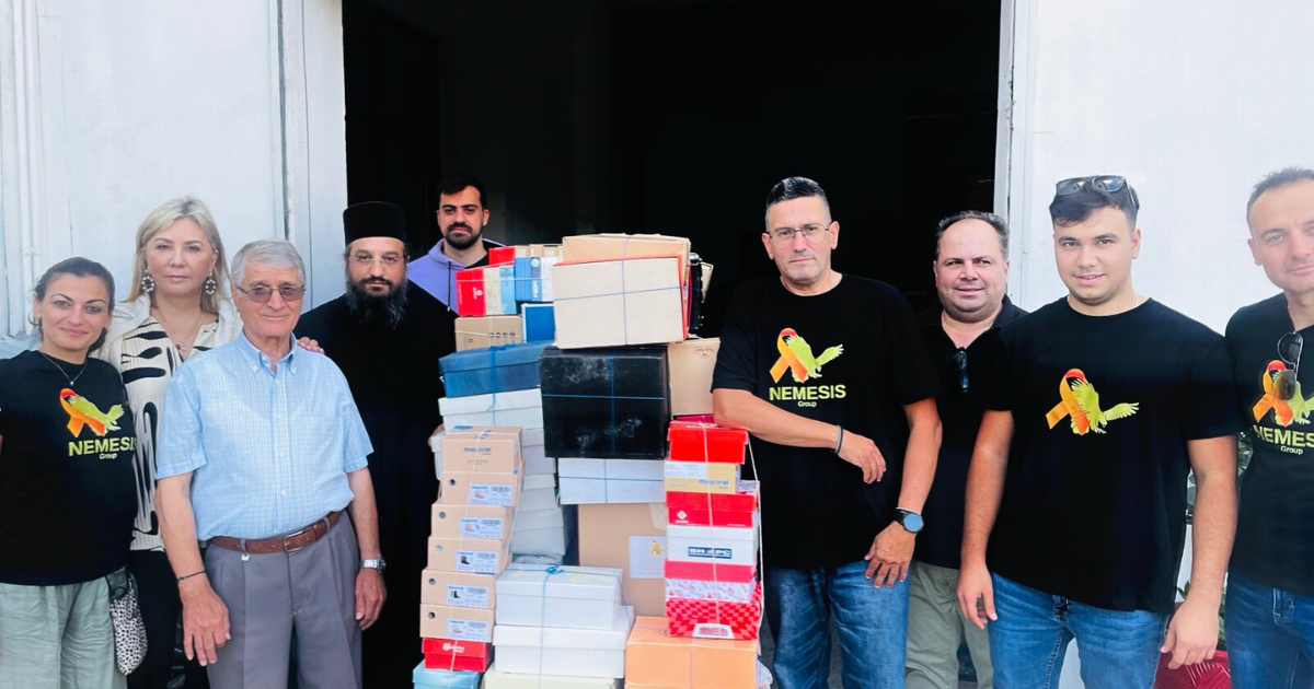 Δελτίο Τύπου: Παράδοση ειδών πρώτης ανάγκης στις πληγείσες περιοχές της Θεσσαλίας