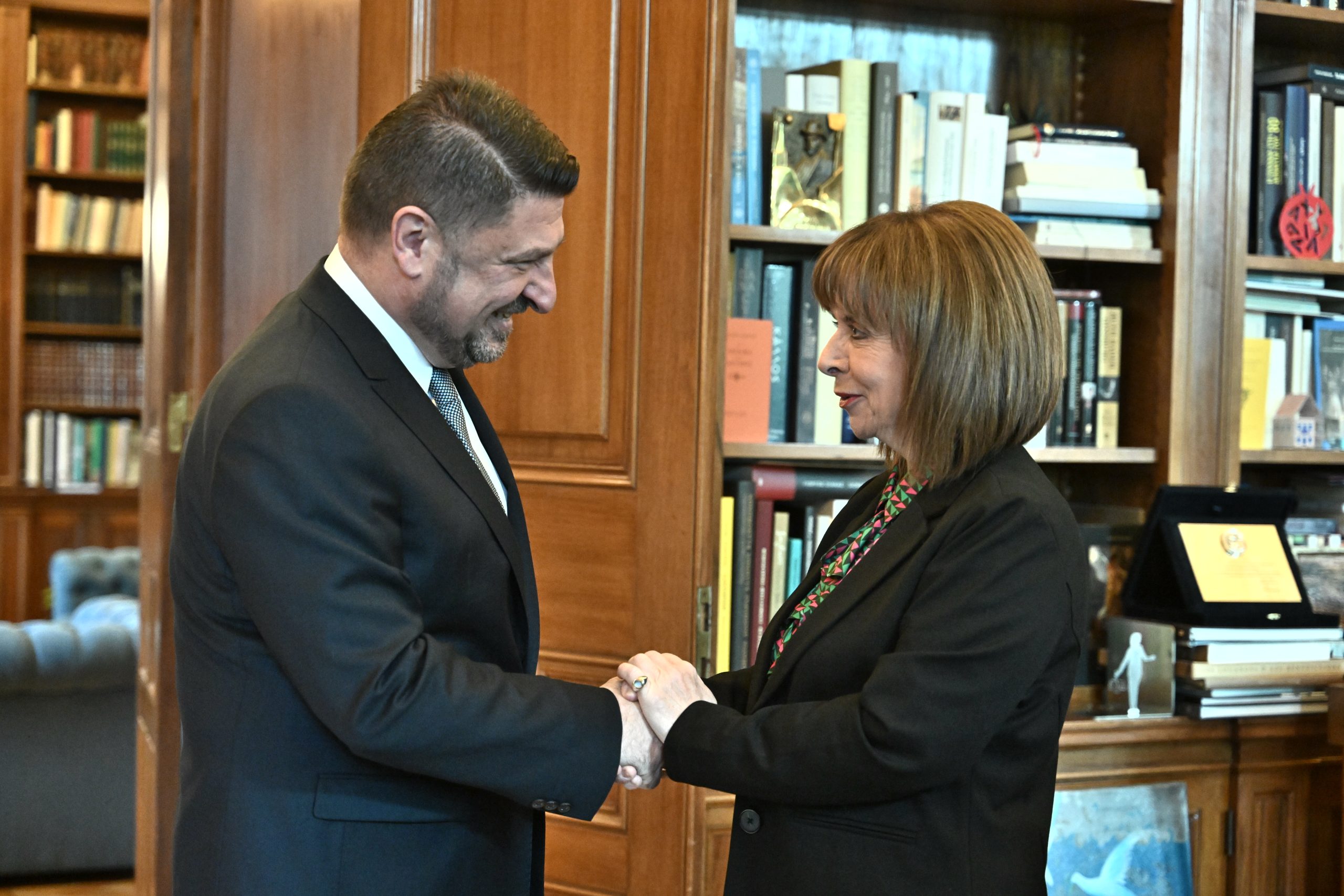 Στο Προεδρικό Μέγαρο ο Ν. Χαρδαλιάς: «Η Περιφέρεια έχει ευθύνη για την ασφάλεια όλων μας»