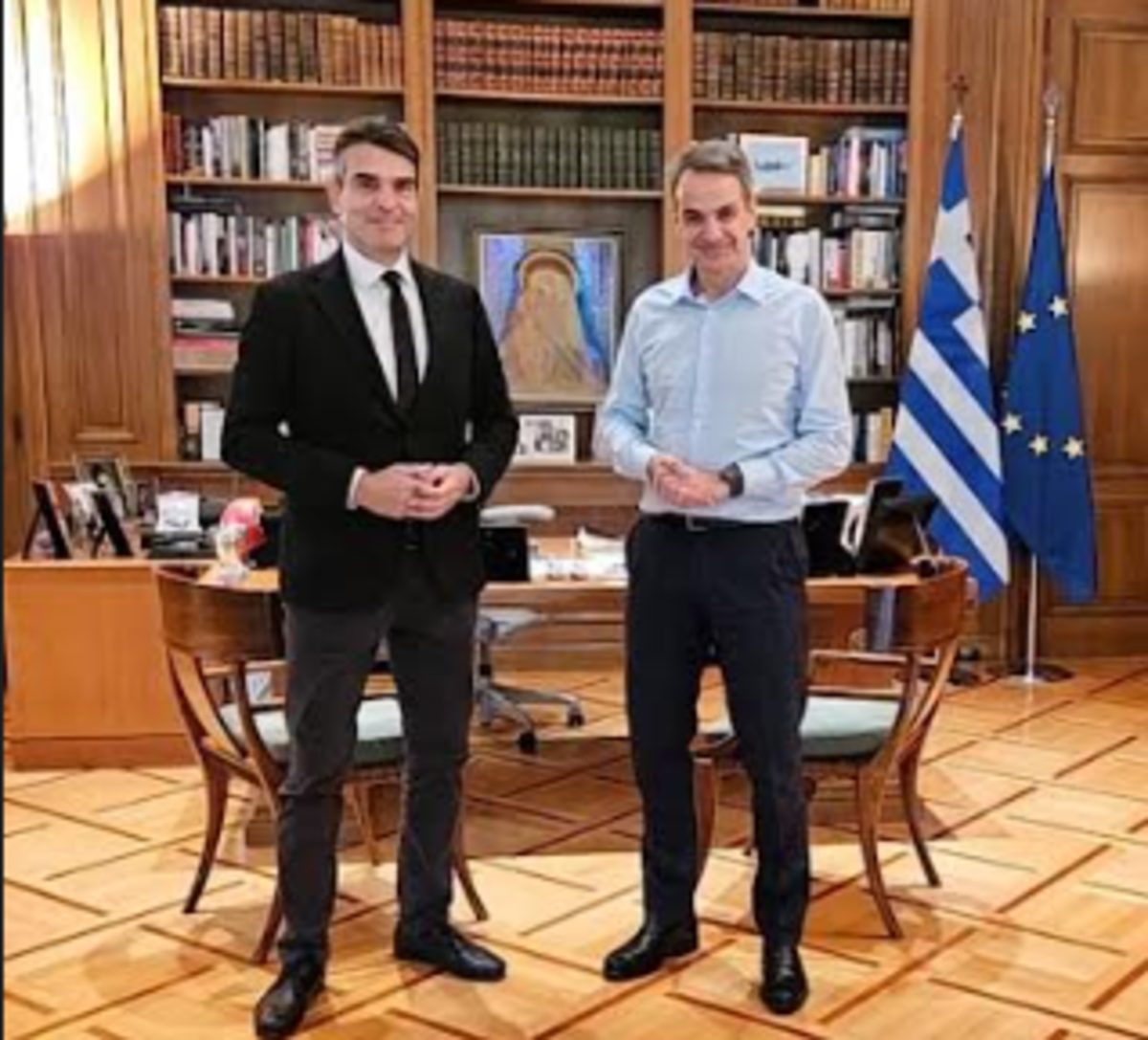 Συνάντηση Κ. Μητσοτάκη – Δ. Κούβελα στο Μέγαρο Μαξίμου: Συζητήθηκε και η ταλαιπωρία των πολιτών από το κυκλοφοριακό