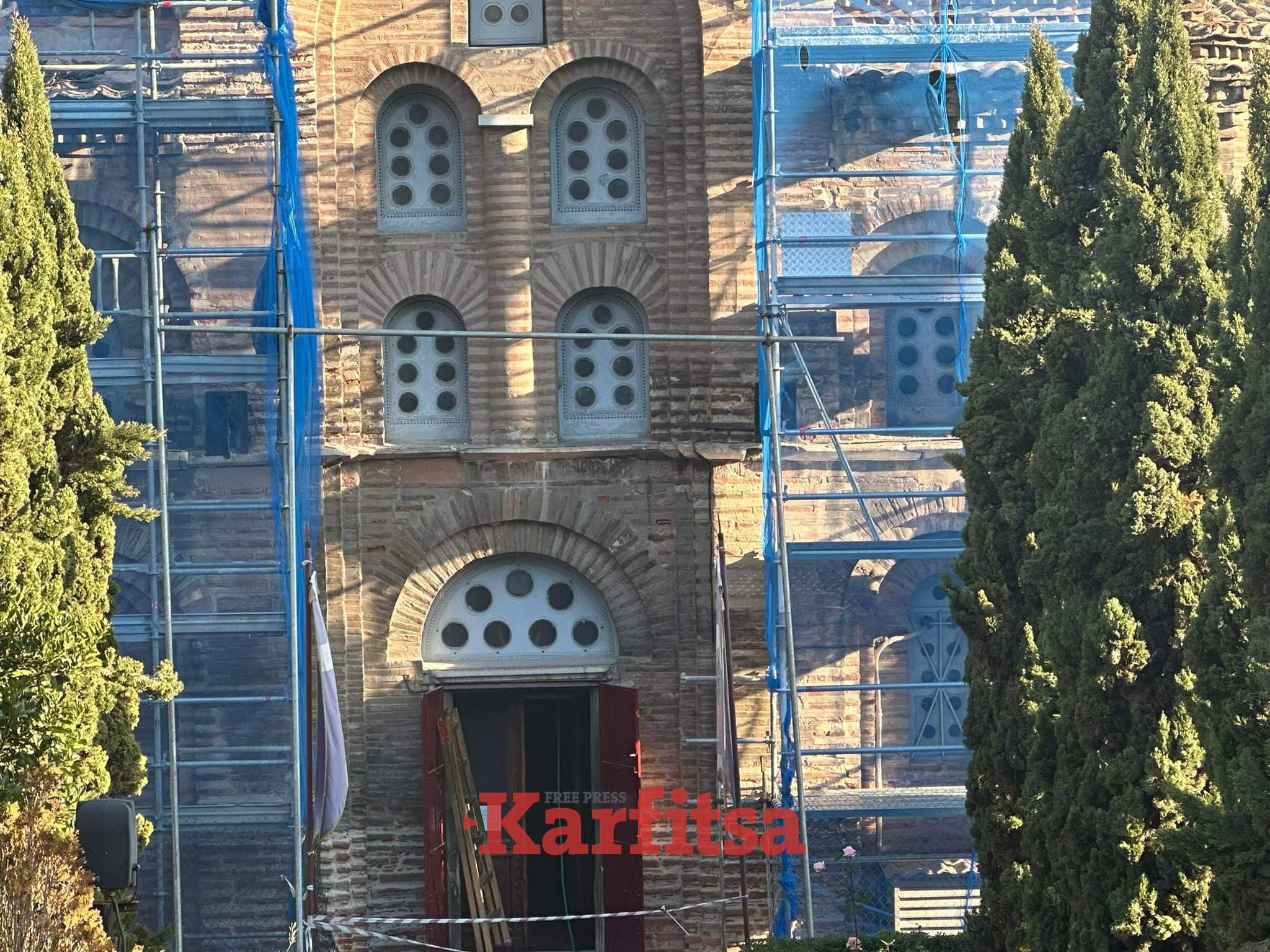 Θεσσαλονίκη: Εργασίες συντήρησης στο Ναό της Παναγίας Χαλκέων (ΦΩΤΟ+Video)