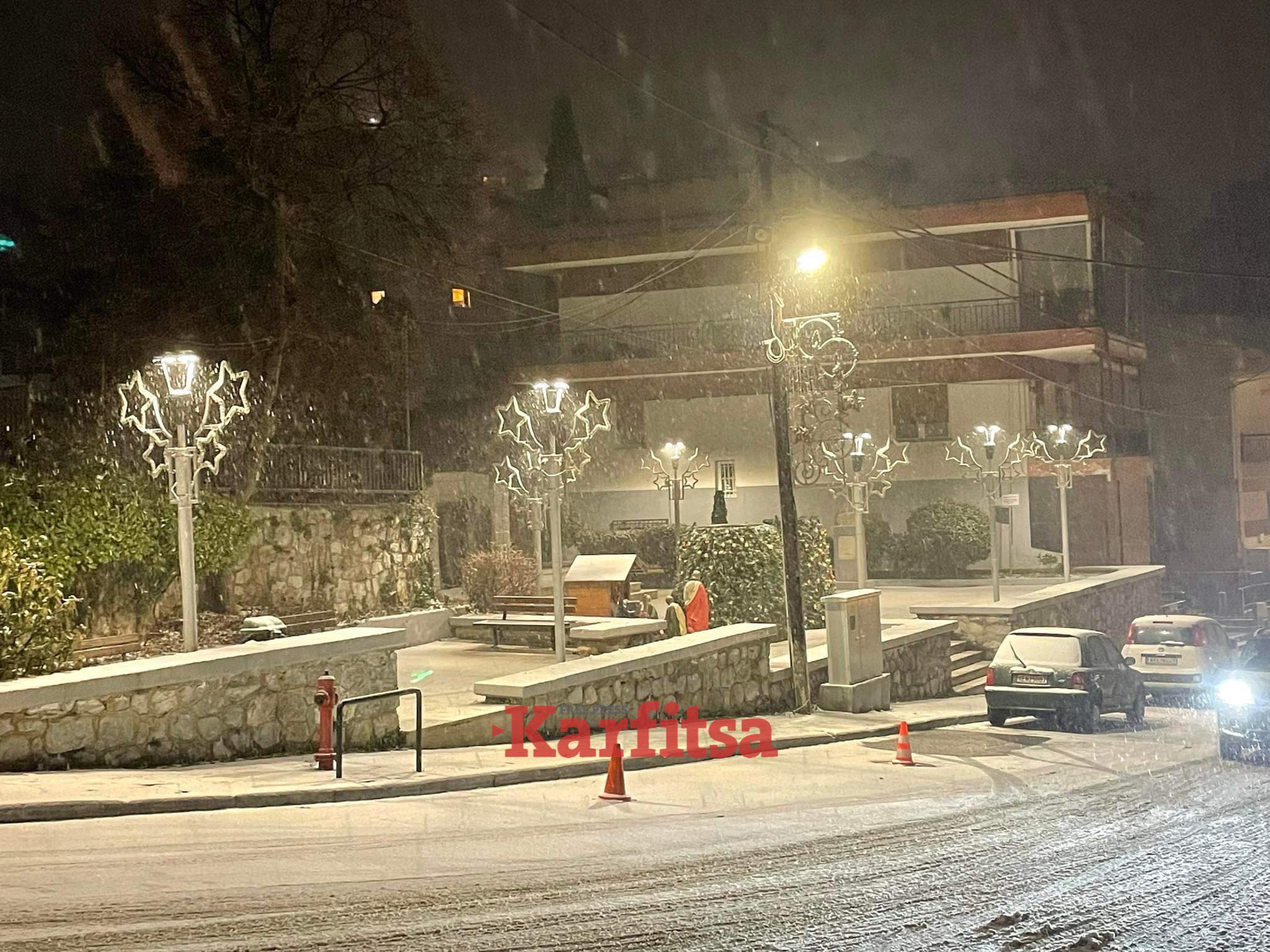 Θεσσαλονίκη: Στα «λευκά» ο Χορτιάτης (ΦΩΤΟ+Video)