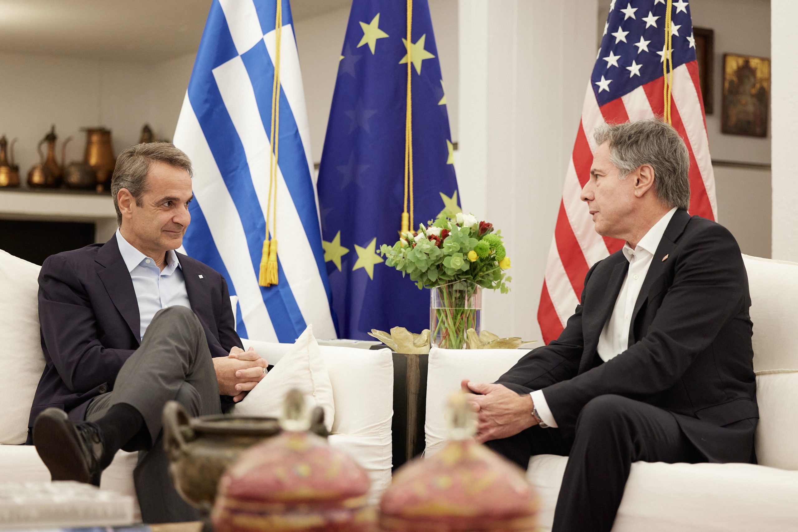 Συνάντηση Κ. Μητσοτάκη – Μπλίνκεν: «Εμείς πήραμε αυτά που θέλαμε», λένε κυβερνητικές πηγές