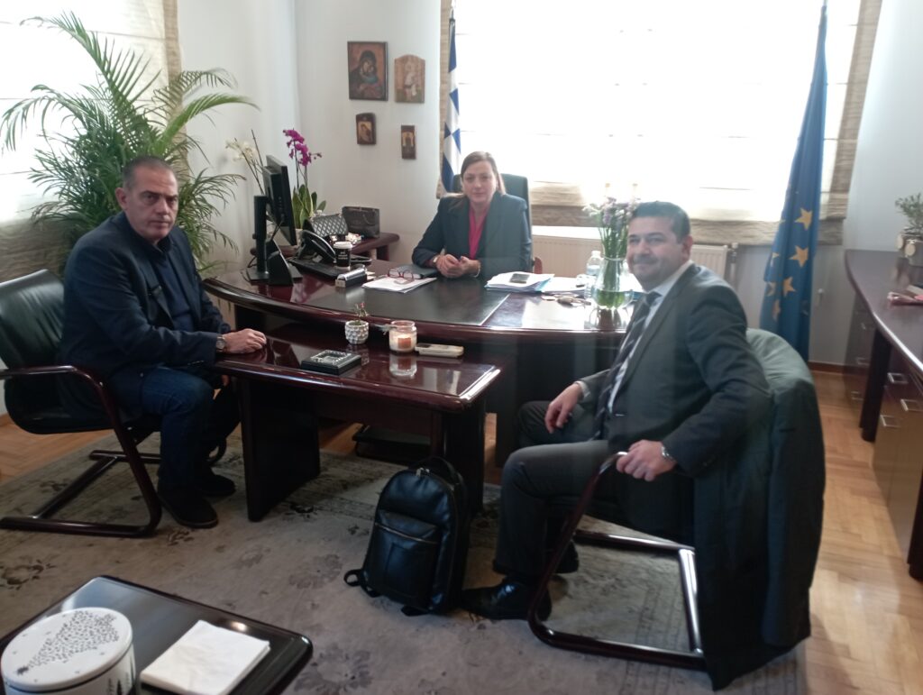 Θεσσαλονίκη: Εθιμοτυπική συνάντηση της δημάρχου Δέλτα με τον CEO της ΕΥΑΘ