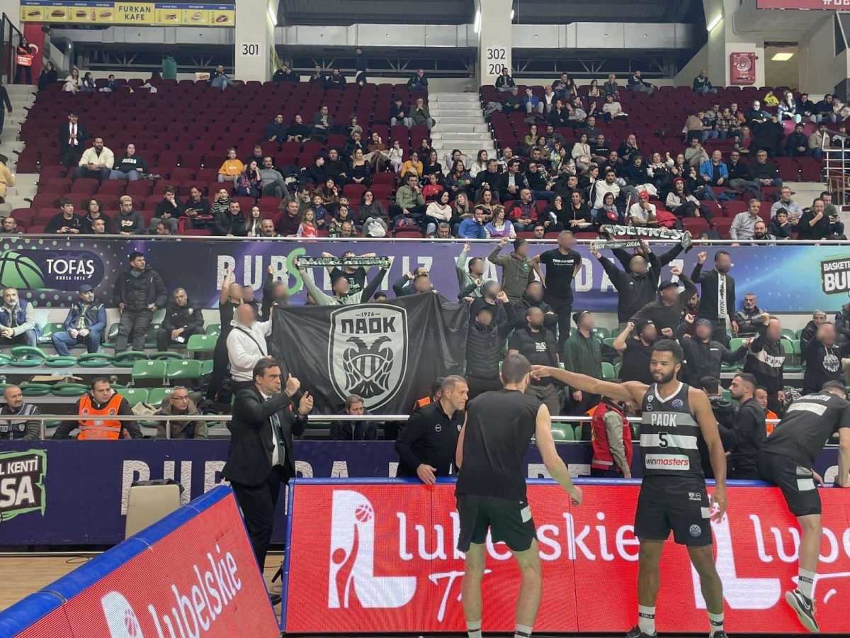 BCL: «Ασπρόμαυρη» Προύσα από τον κόσμο του ΠΑΟΚ (ΦΩΤΟ)