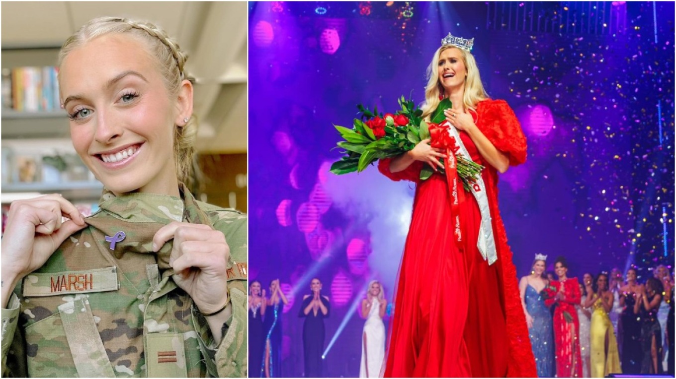 H πρώτη εν ενεργεία αξιωματικός της Πολεμικής Αεροπορίας που κερδίζει τον τίτλο «Μις Αμερική»