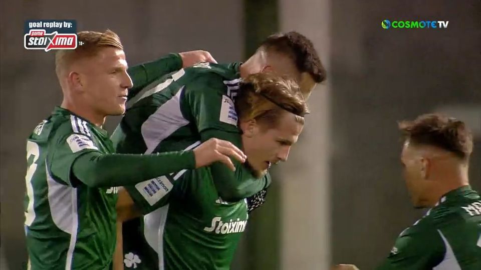 Παναθηναϊκός – Αστέρας: Κεφαλιά Γεντβάι και 2-0 (Video)