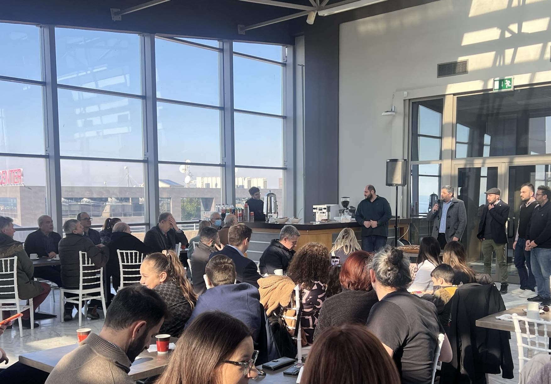 Η κοπή πίτας του Ελληνικού Μουσείου Τεχνολογίας – Η Ιφιγένεια Βλαχογιάννη βρήκε το φλουρί