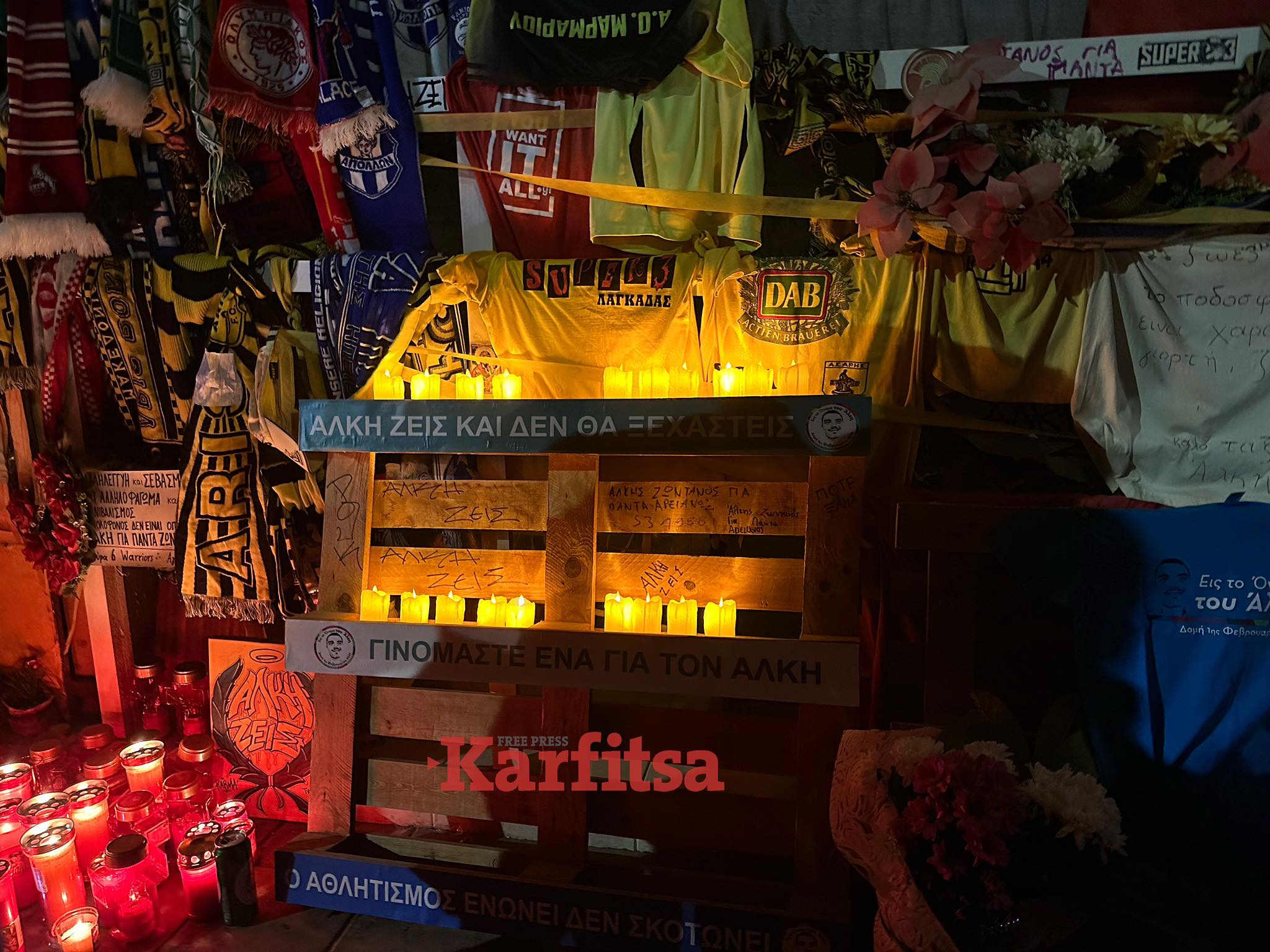 Θεσσαλονίκη: 19 κεριά φώτισαν την οδό Άλκη Καμπανού – «Δύο χρόνια από την αποφράδα ημέρα» (ΦΩΤΟ+Video)