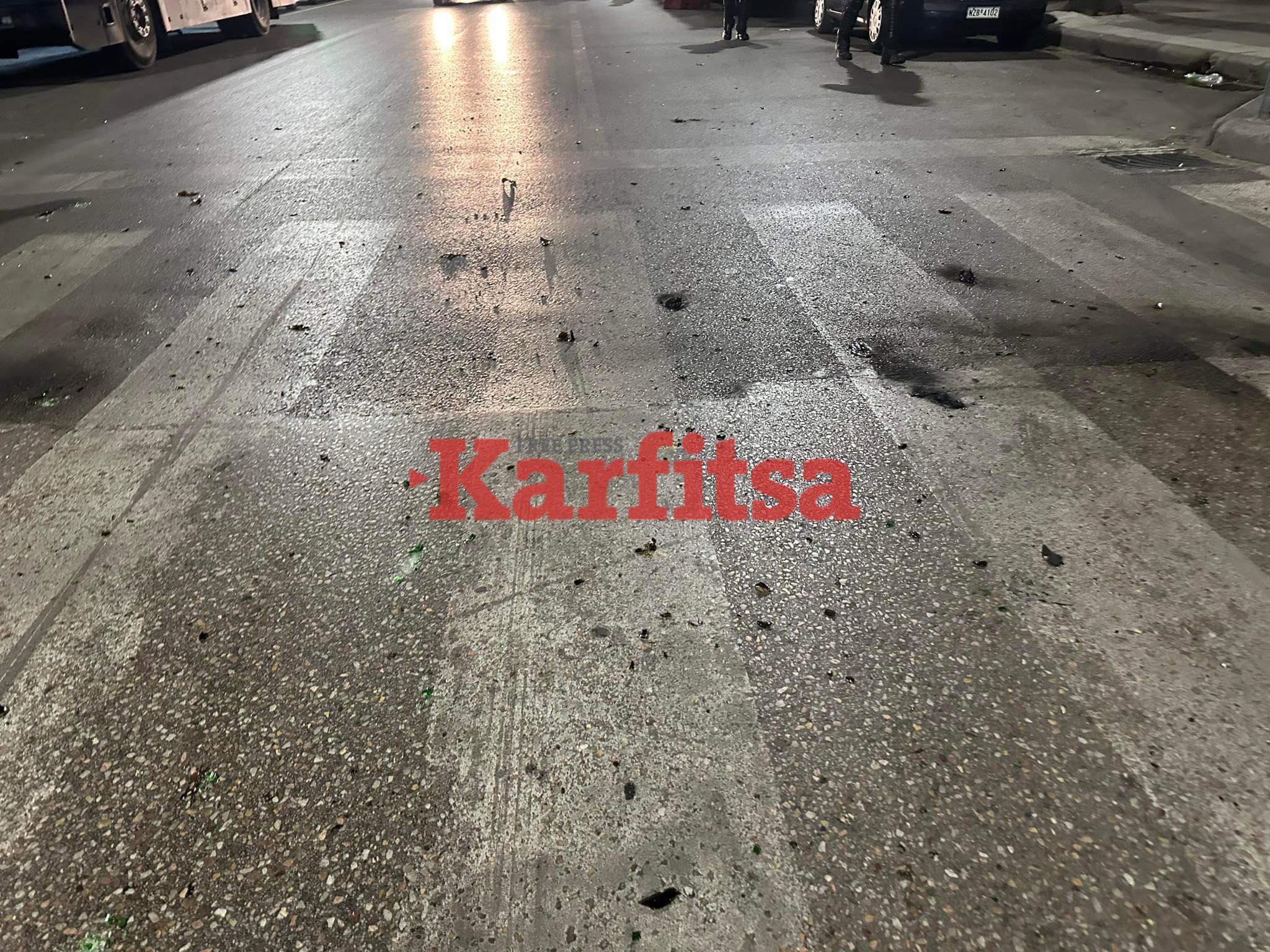 Θεσσαλονίκη: Επίθεση με μολότοφ στο Τουρκικό Προξενείο (ΦΩΤΟ)