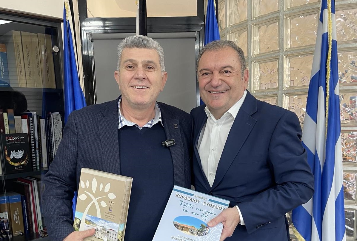 Θεσσαλονίκη: Συνάντηση εργασίας μεταξύ των δημάρχων Ελευθερίου Κορδελιού – Ευόσμου και Πυλαίας – Χορτιάτη
