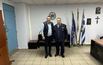 Συνάντηση Σ. Κουπελόγλου – Χρ. Μπουλούμπαση: «Σημαντική η ενίσχυση της εμφανούς αστυνόμευσης στη Θεσσαλονίκη»