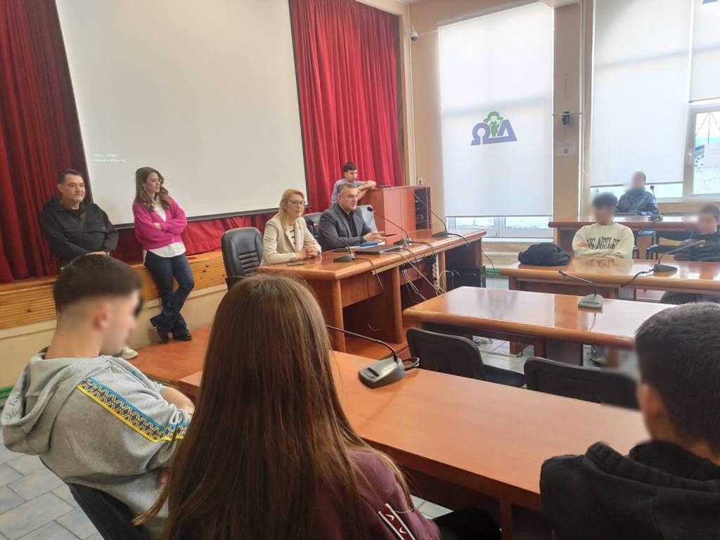 Θεσσαλονίκη: Μαθητές Λυκείου ενημερώθηκαν για τη λειτουργία του Δήμου Ωραιοκάστρου