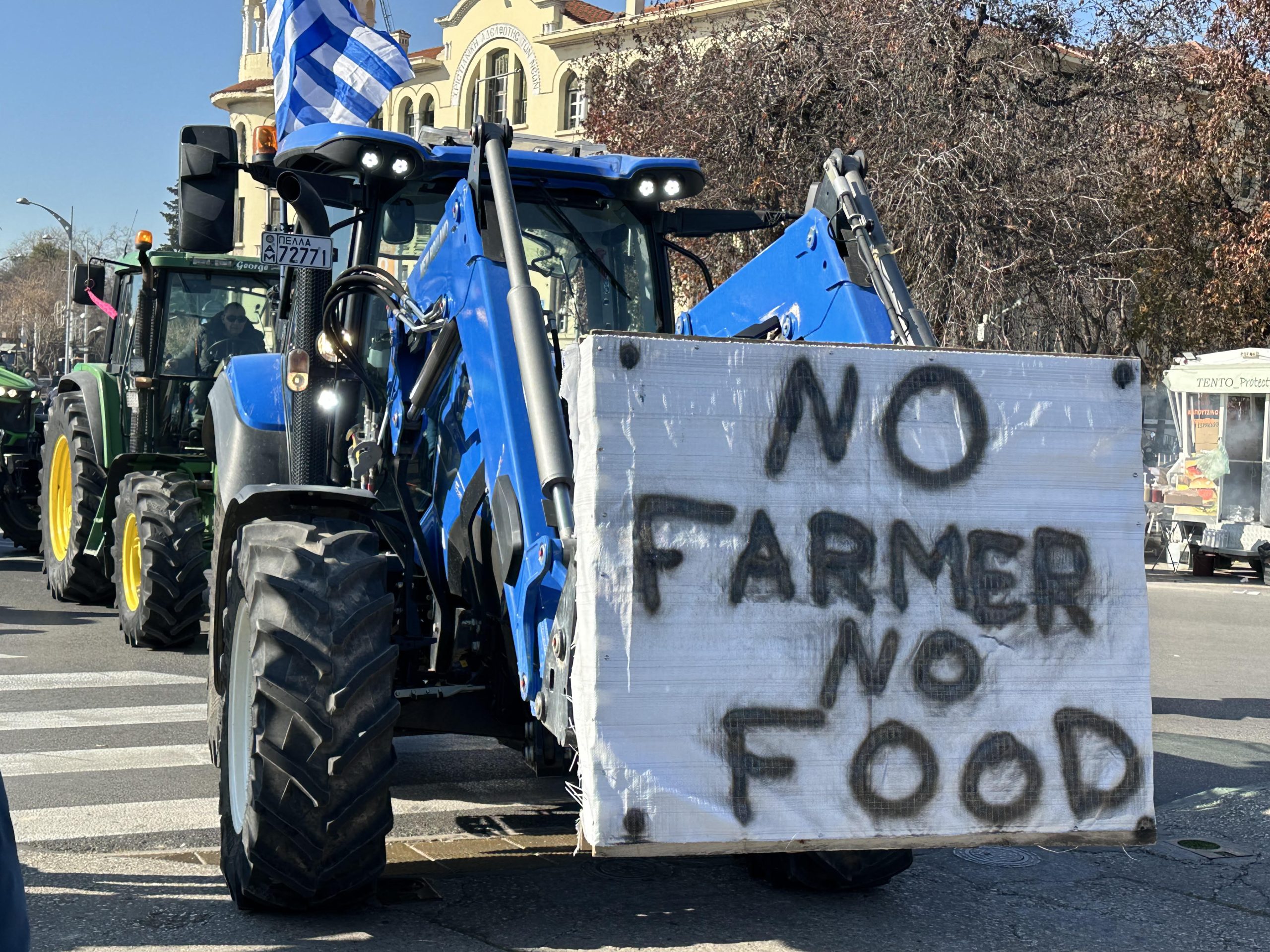 Σε κλοιό αγροτών μέχρι την Κυριακή η Θεσσαλονίκη – Αναμένουν μέτρα με αναμμένες τις μηχανές των τρακτέρ