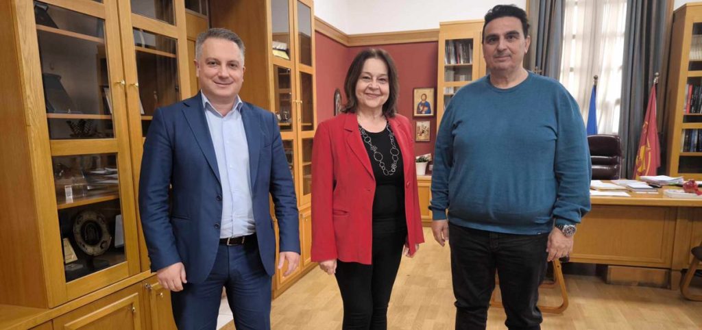 Θεσσαλονίκη: Συνάντηση της Χρύσας Αράπογλου με αντιπροσωπεία του Επαγγελματικού Επιμελητηρίου και του Εμπορικού Συλλόγου Καλαμαριάς