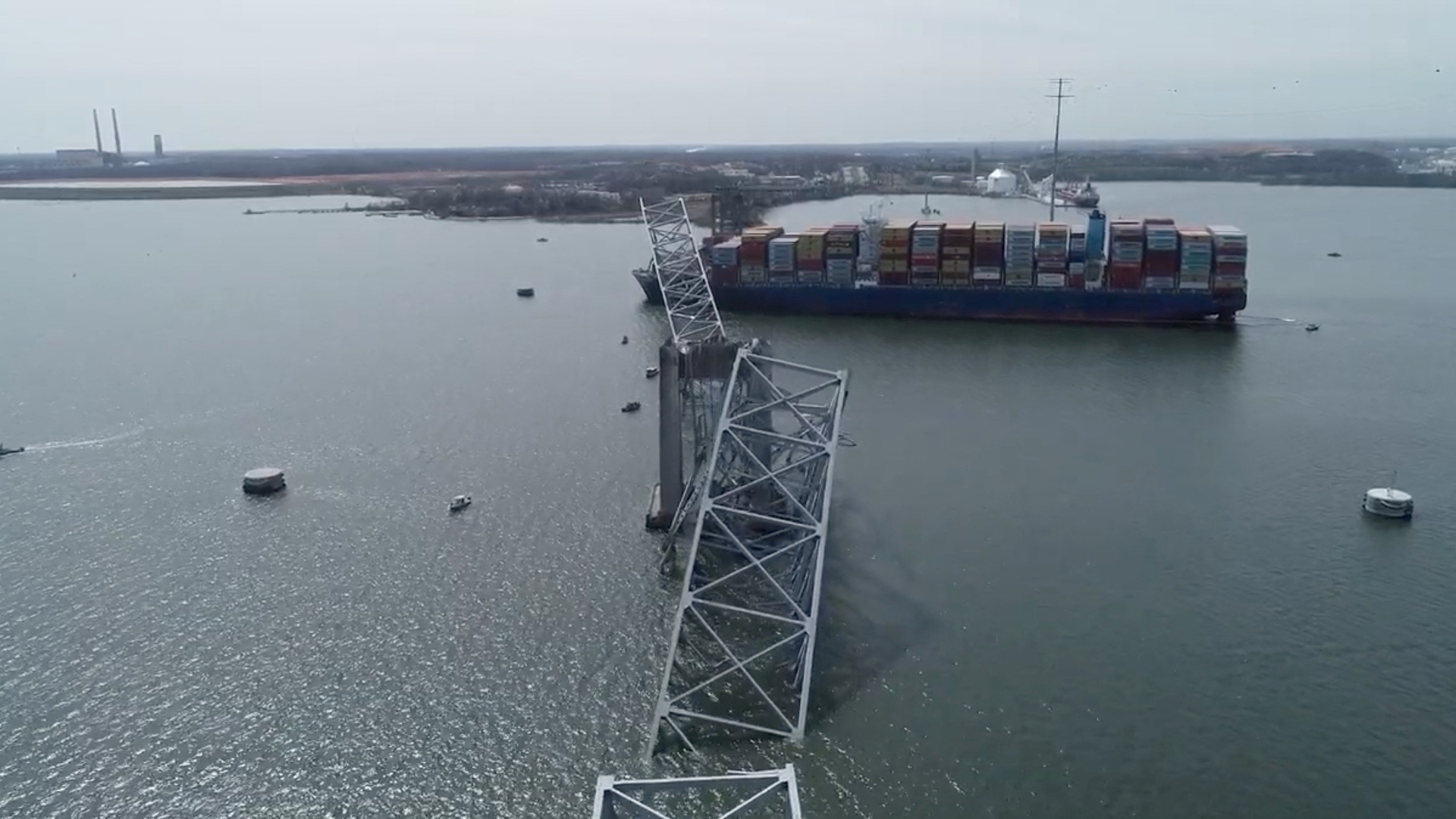 Βαλτιμόρη: Τουλάχιστον 6 οι νεκροί από την κατάρρευση της γέφυρας 