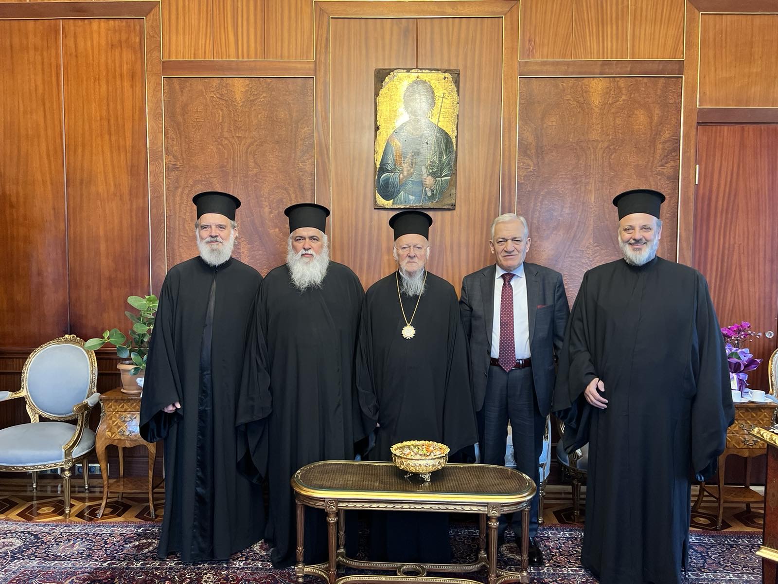 Επίσκεψη Λάζαρου Κυρίζογλου στο Οικουμενικό Πατριαρχείο Κωνσταντινουπόλεως