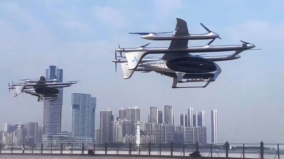 Ιπτάμενο ηλεκτρικό ταξί στους αιθέρες της Κίνας (Video)