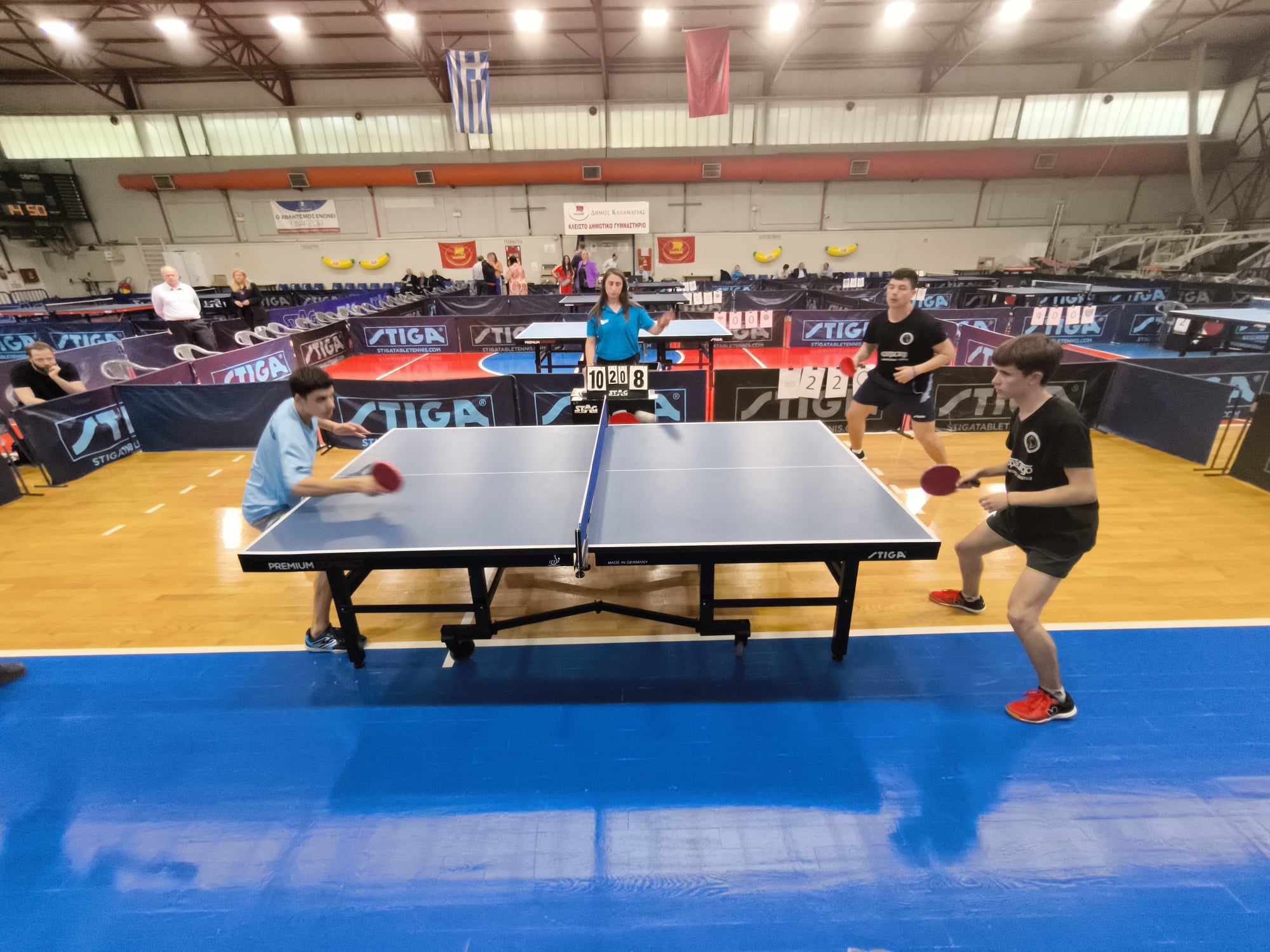 Θεσσαλονίκη: Έναρξη για το Πανελλήνιο Πρωτάθλημα Πινγκ Πονγκ στην Καλαμαριά – Δείτε φωτογραφίες