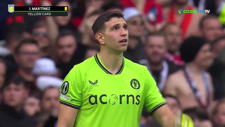 Λιλ-Άστον Βίλα: Ο Μαρτίνες δέχθηκε δύο κίτρινες κάρτες, αλλά δεν αποβλήθηκε – Ο λόγος (Video)