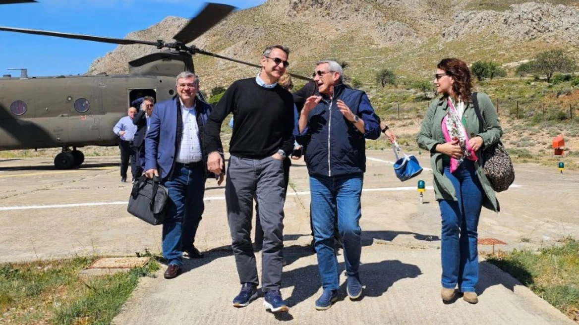 Κ. Μητσοτάκης: Έφτασε στη Ρόδο και από εκεί αναχώρησε για Τήλο