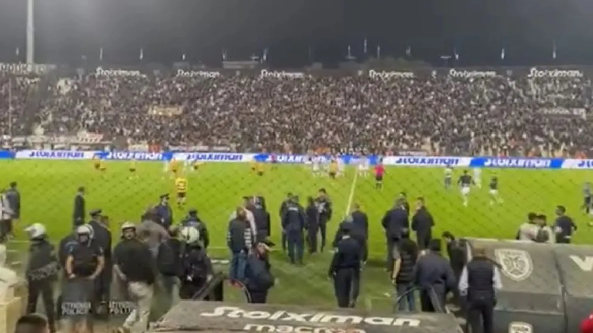 Τούμπα: Έτσι ξεκίνησε το επεισόδιο με Αλμέιδα στο ΠΑΟΚ-ΑΕΚ (Video)