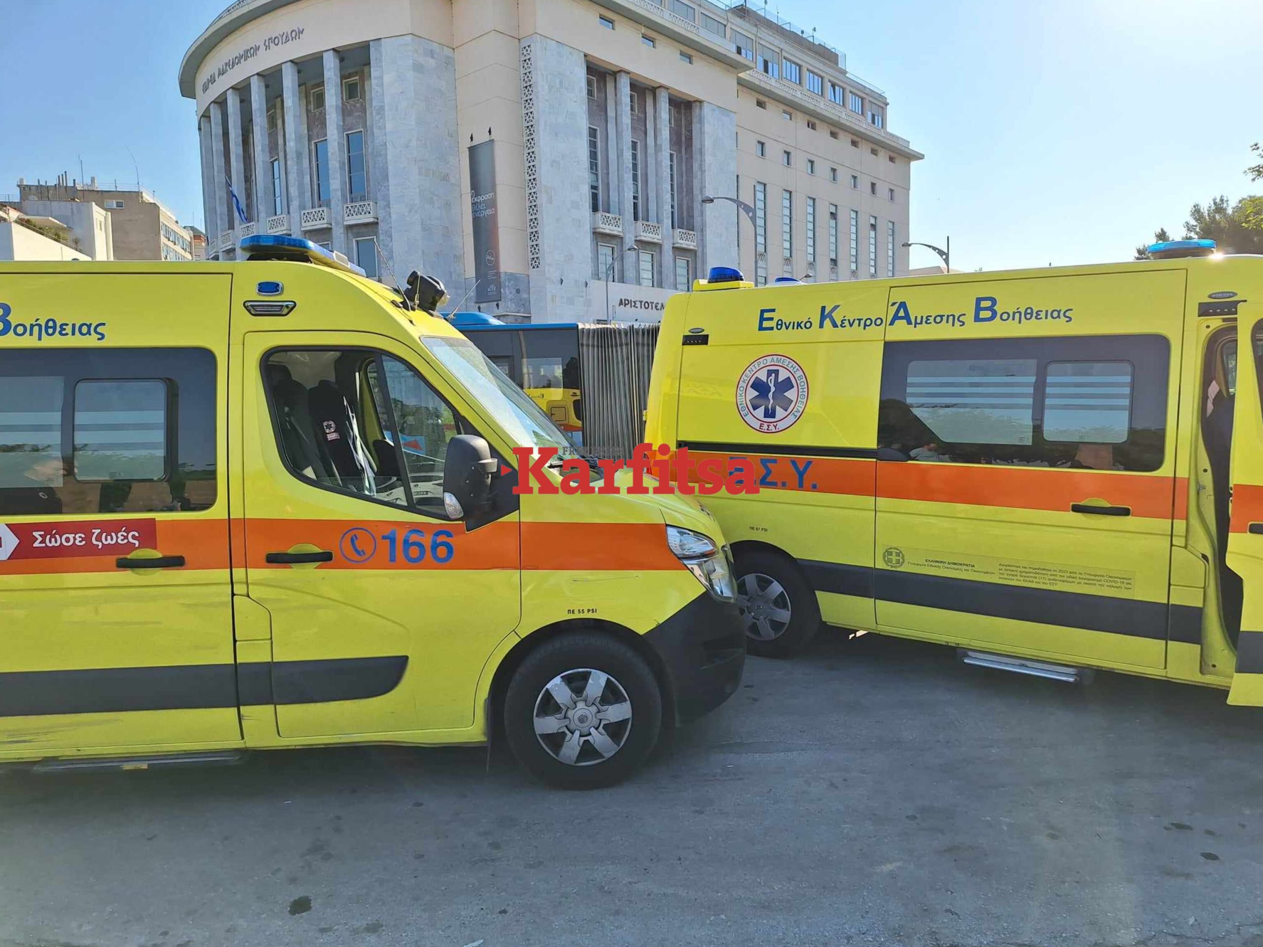 Οκτώ από τα 20 πληρώματα του ΕΚΑΒ Θεσσαλονίκης στη Χαλκιδική για το καλοκαίρι – Αντιδρούν οι διασώστες (ΦΩΤΟ+Video)