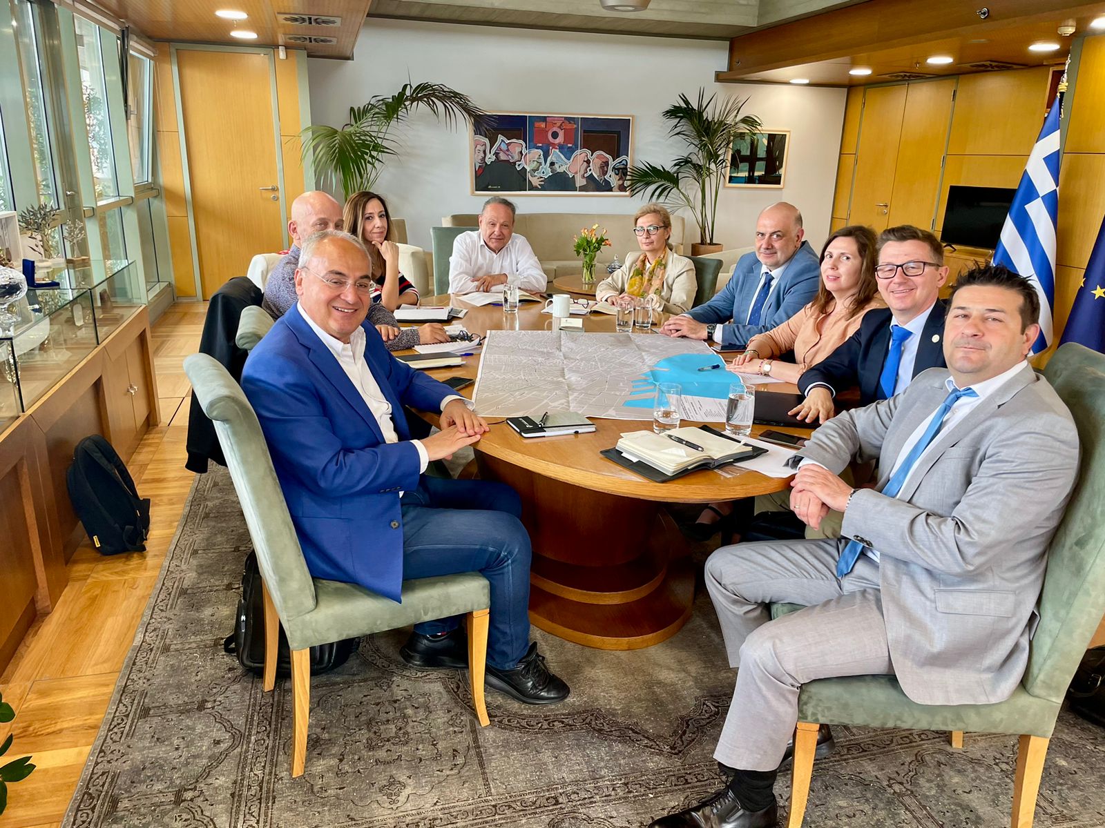 Θεσσαλονίκη: Σύσκεψη στον Δήμο για την αντιπλημμυρική θωράκιση της πόλης (ΦΩΤΟ)