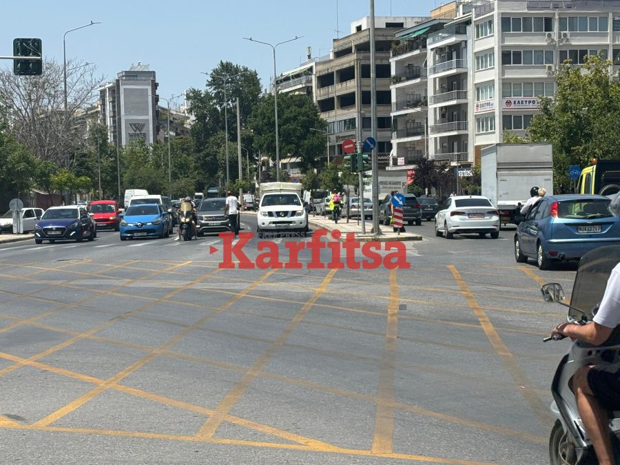 Θεσσαλονίκη: Γιατί «μαύρισε» τo κίτρινο πλέγμα - Yellow Box στον Kόμβο Δικαστηρίων (ΦΩΤΟ+Video)