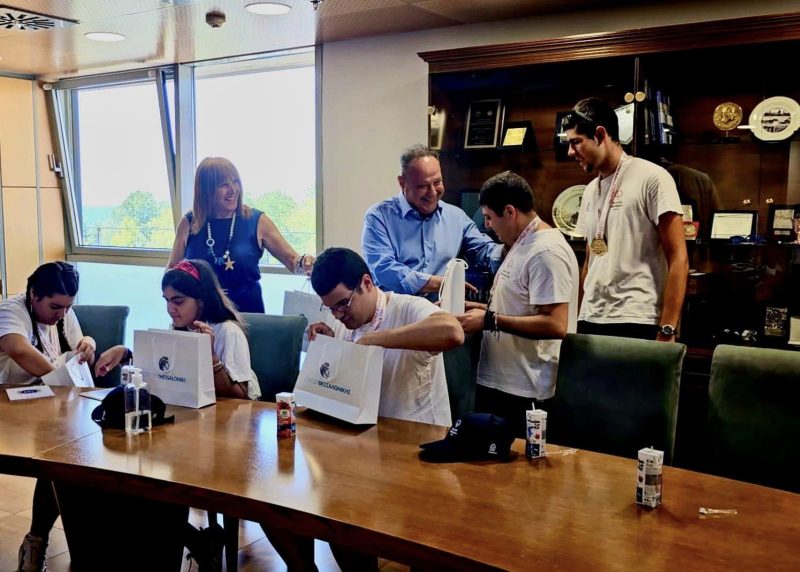 Στον Στ. Αγγελούδη κολυμβητές των Special Olympics