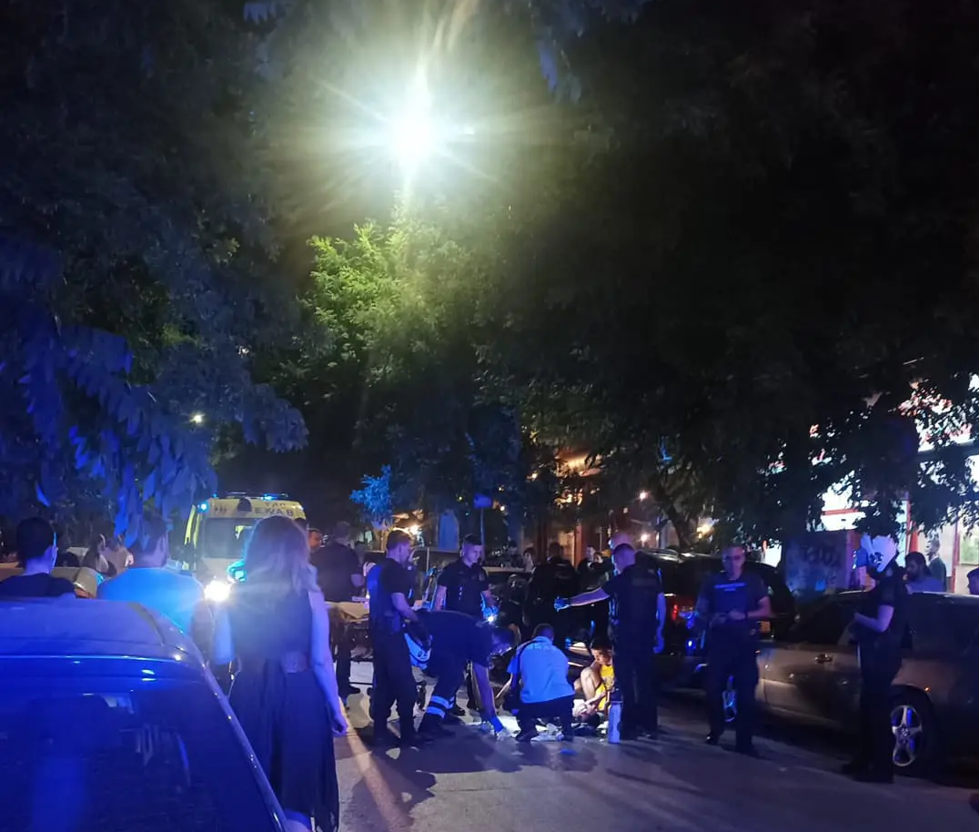 Άγρια συμπλοκή με δύο τραυματίες χθες το βράδυ στο κέντρο της Θεσσαλονίκης (ΦΩΤΟ)
