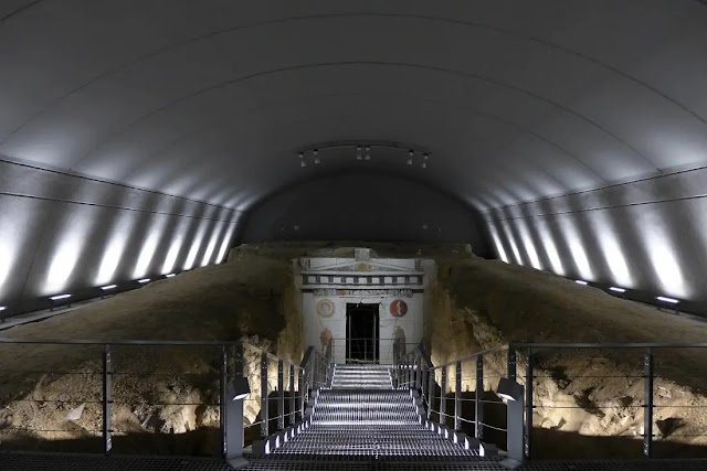 Ο μεγαλοπρεπής τάφος ενός συμπολεμιστή του Μεγάλου Αλεξάνδρου στη δυτική Θεσσαλονίκη που κόβει την ανάσα (ΦΩΤΟ)