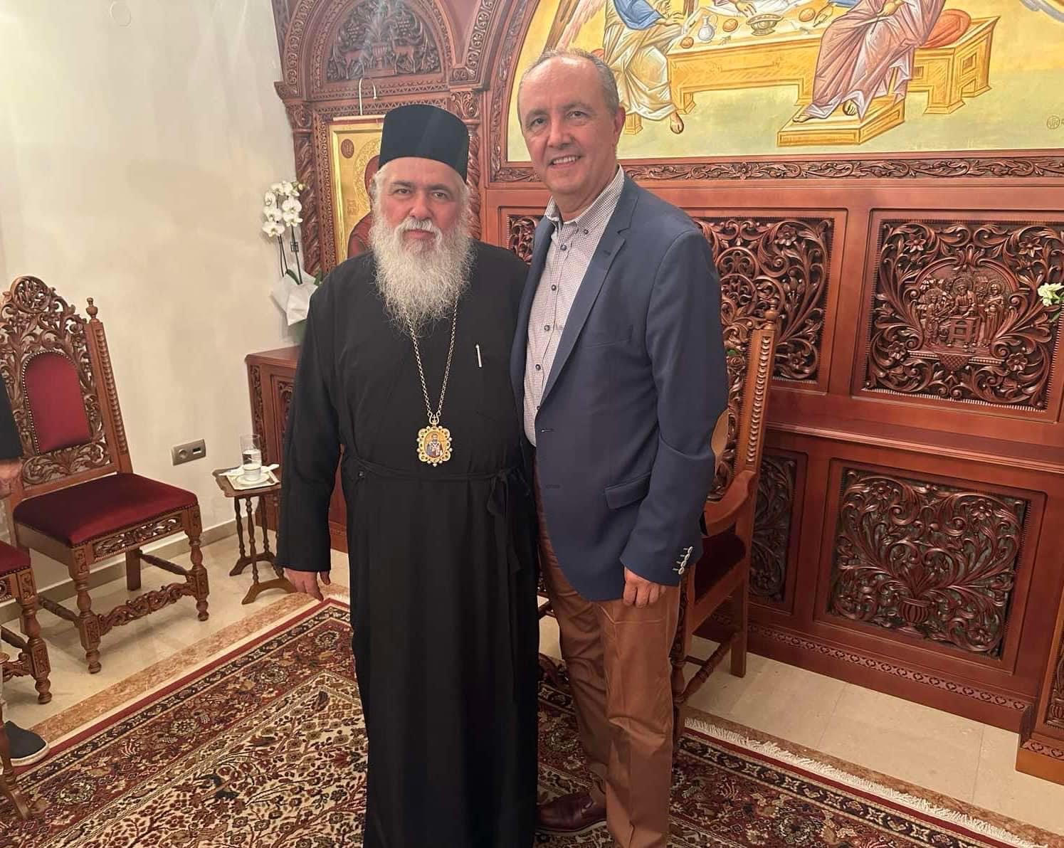 Οι ευχές του Θ. Καράογλου στον Σεβασμιώτατο Μητροπολίτη κ.κ Βαρνάβα 