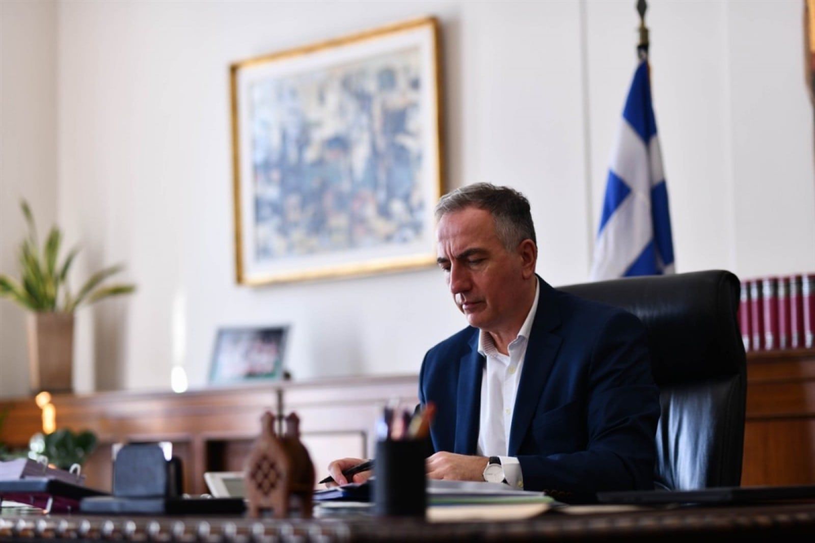 Ο ενωτικός Σταύρος Καλαφατης 